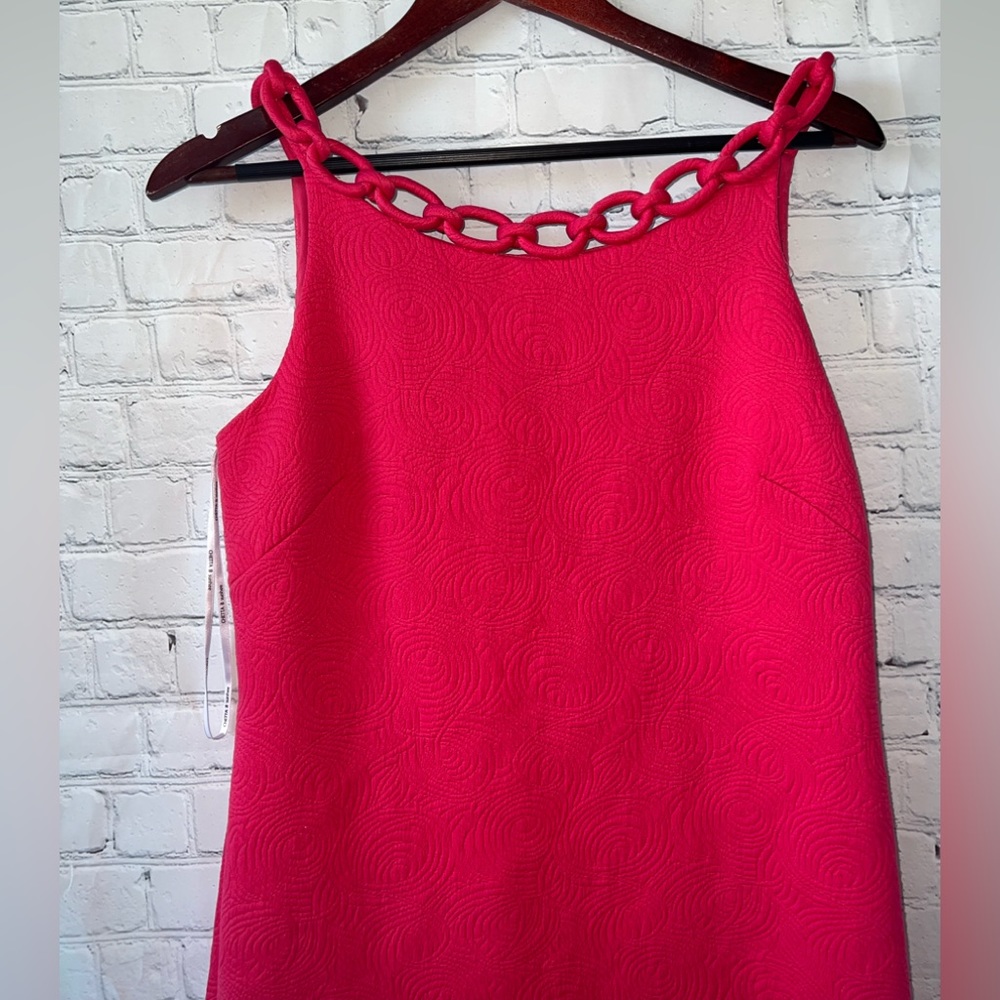Chetta Bee Sunhee dark pink sleeveless dress size 8 - Picture 5 of 12